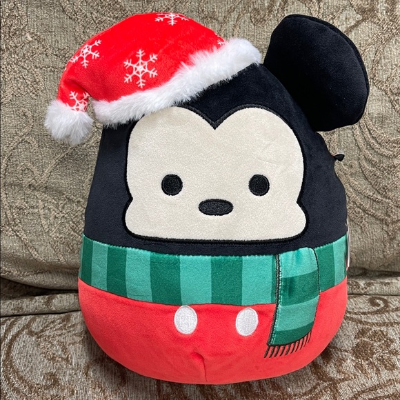 Disney Other - Squishmallow Disney Mickey Mouse with Santa Hat NWT